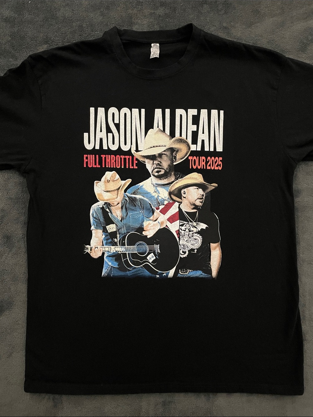 Jason Aldean 'Full Throttle Tour 2025' Graphic Tee